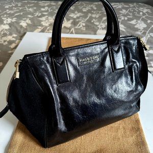 Halston Heritage Black Hand Bag/Cross Body Bag